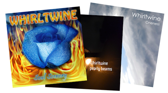 Collage of Whirltwine albums